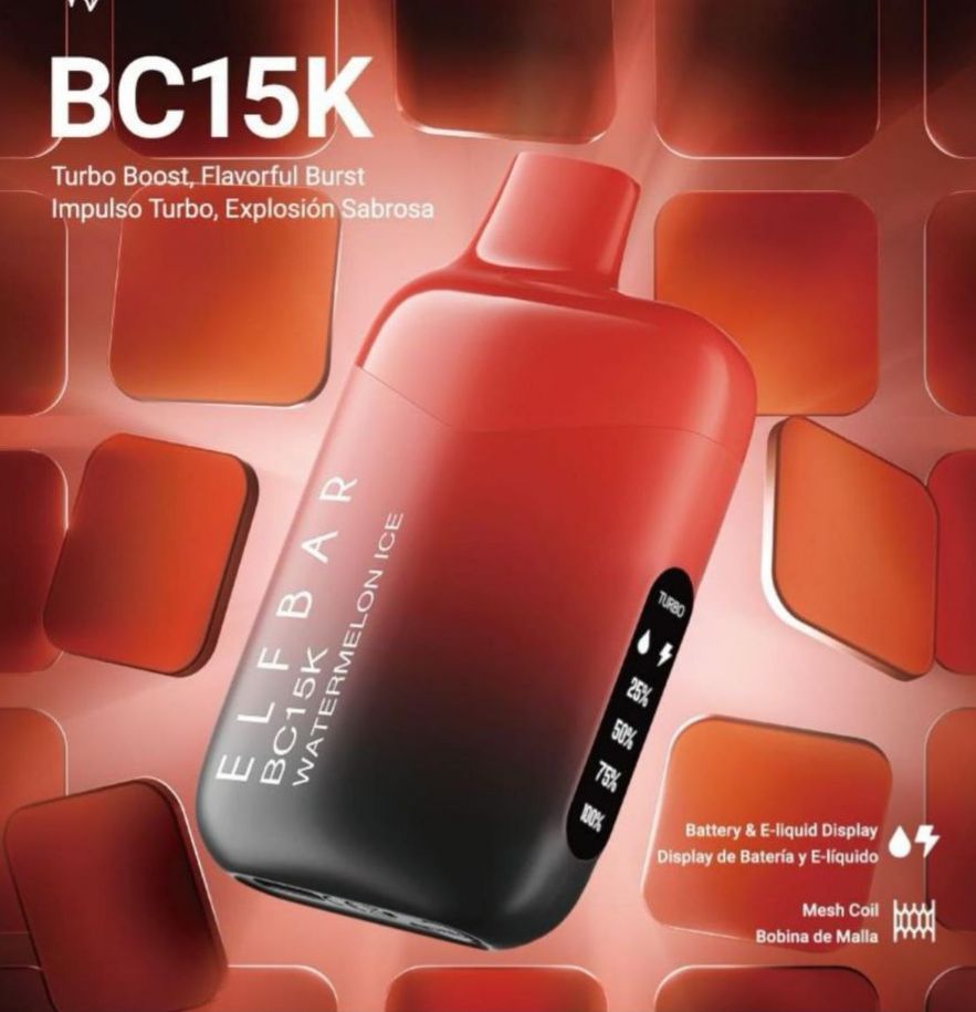Pod Descartável BC15K - 15000 puffs - Elf Bar